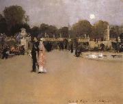 John Singer Sargent, The Luxembourg Gardens at Twilight
